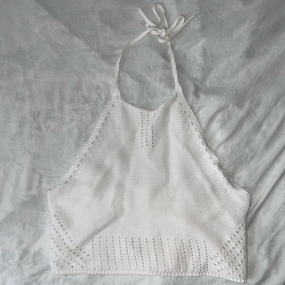 Crochet halter top